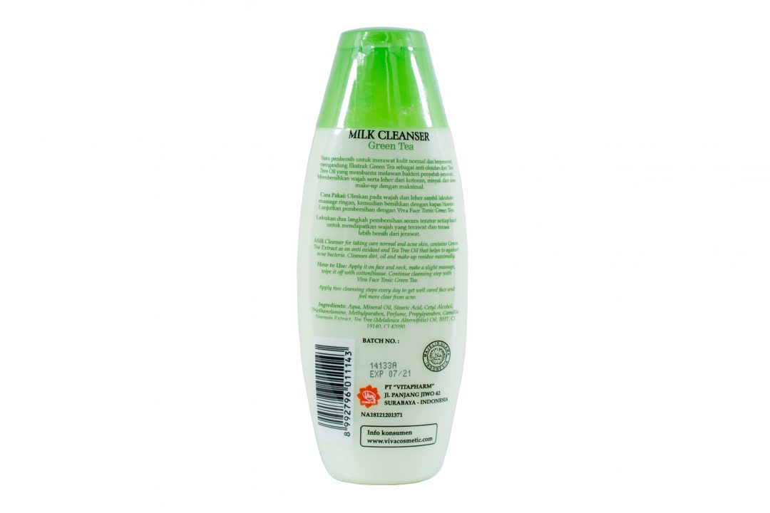 Viva Milk Cleanser Green Tea 100ml Al Nusra SG