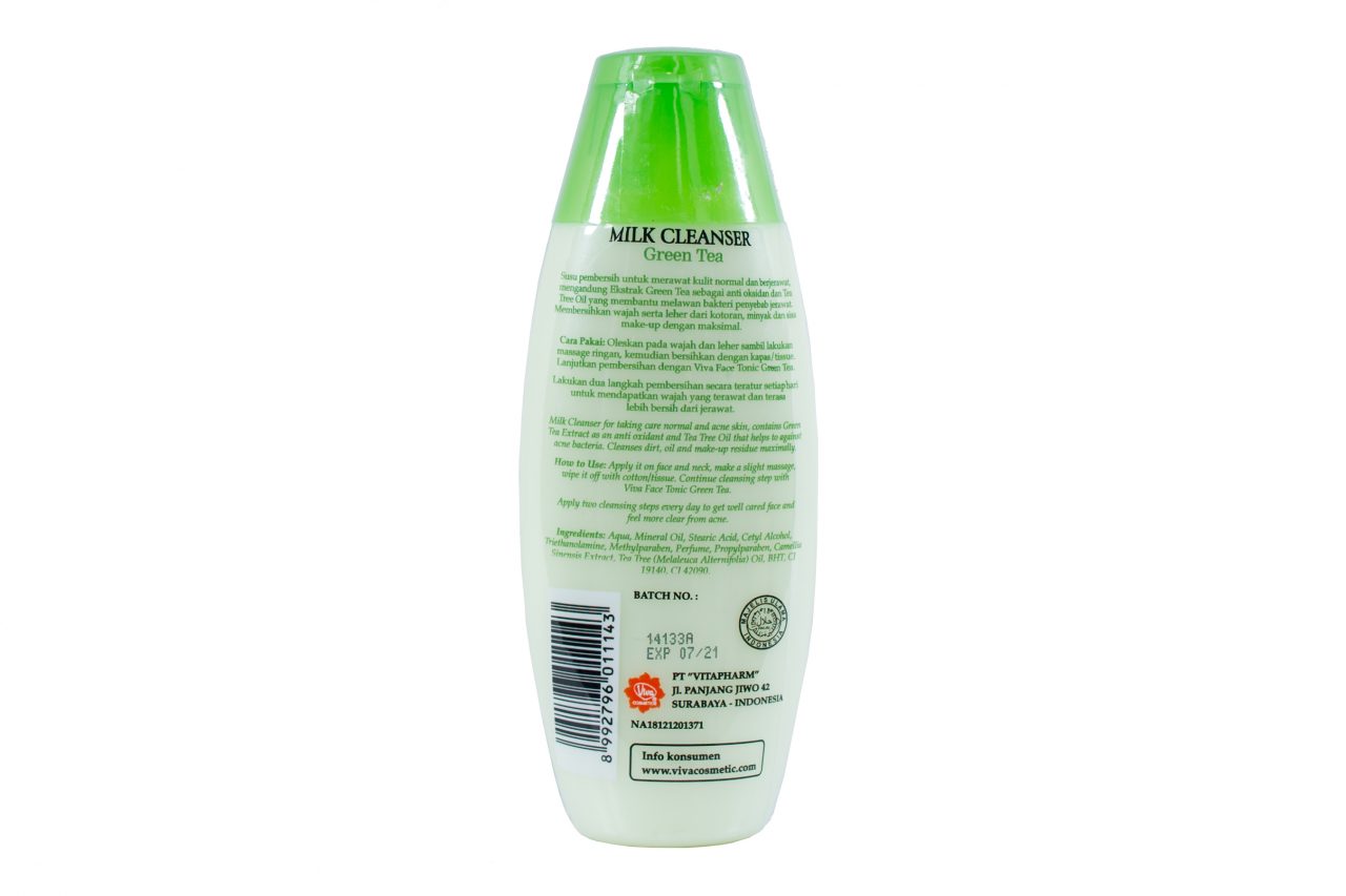 Viva Milk Cleanser Green Tea 100ml Al Nusra SG